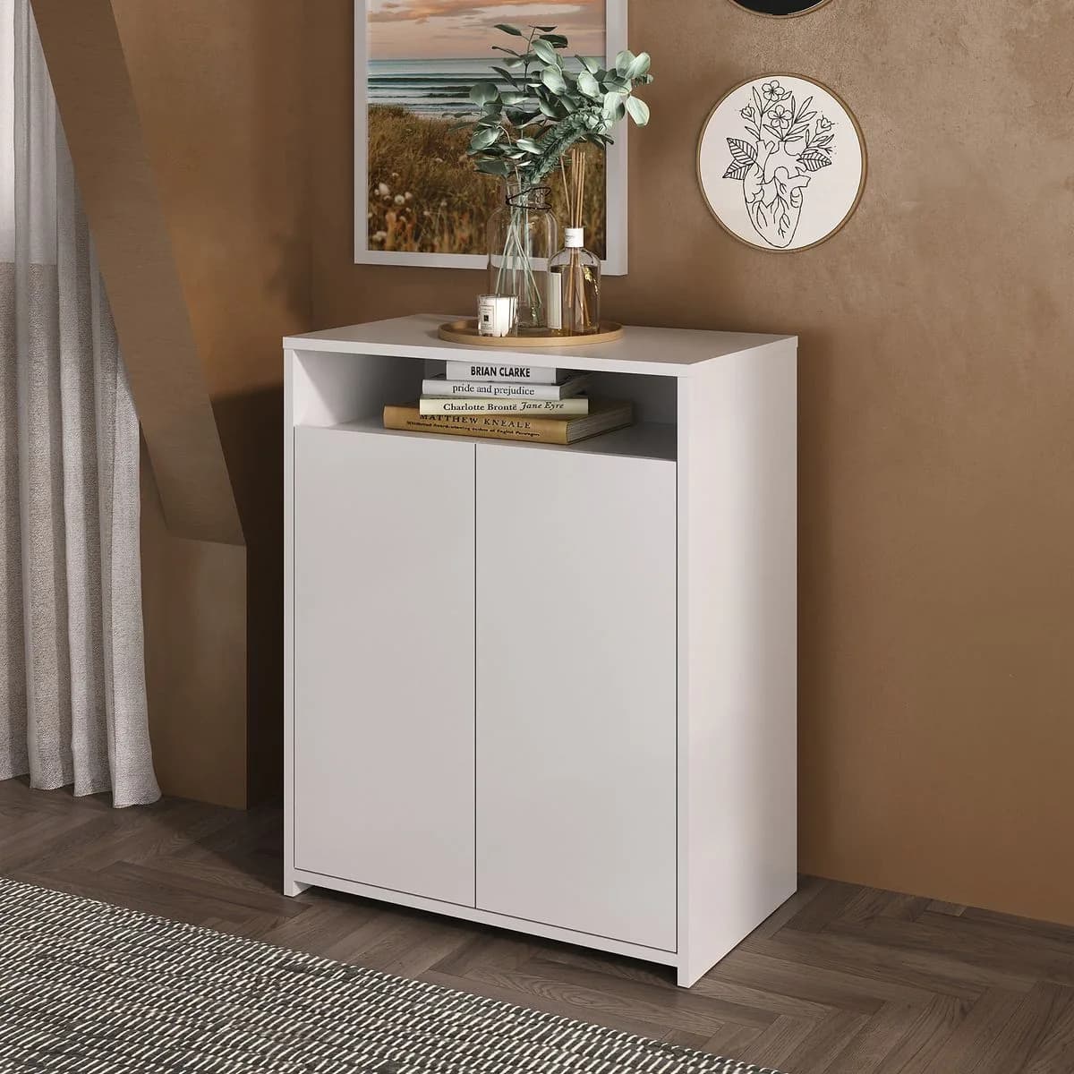 Balcão 2 Portas Cool - Branco - Móveis Curitiba | Moveirama