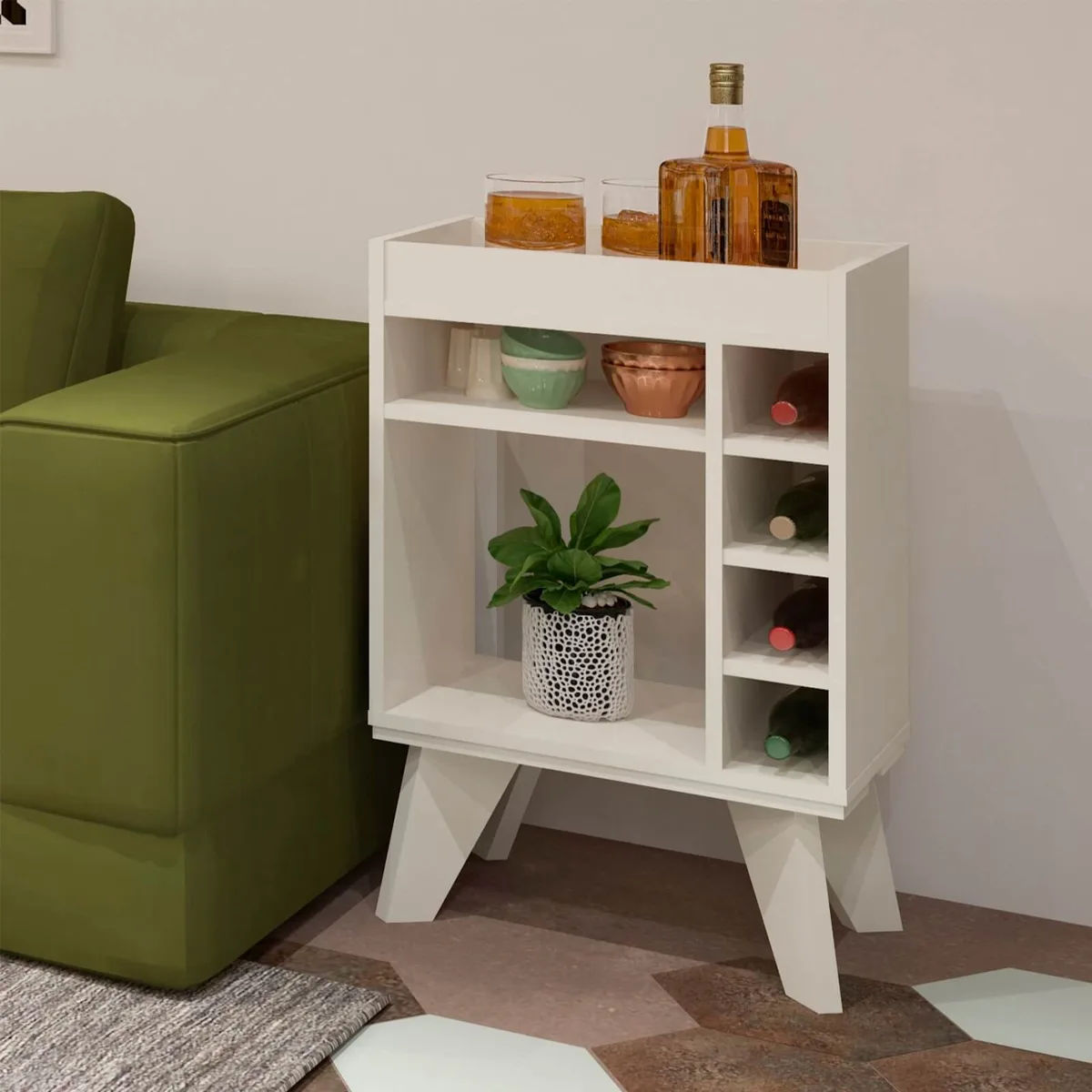 Bar Drink - Off White - Móveis Curitiba | Moveirama