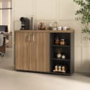 Cantinho do Café Tamburato na cor Nogal/Preto