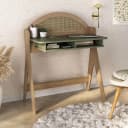 Escrivaninha Ceci na cor Carvalho C / Menta