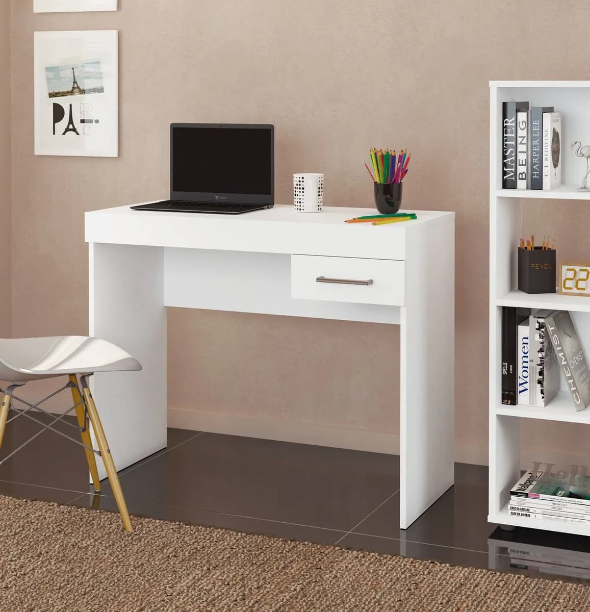 Escrivaninha Cooler - Branco