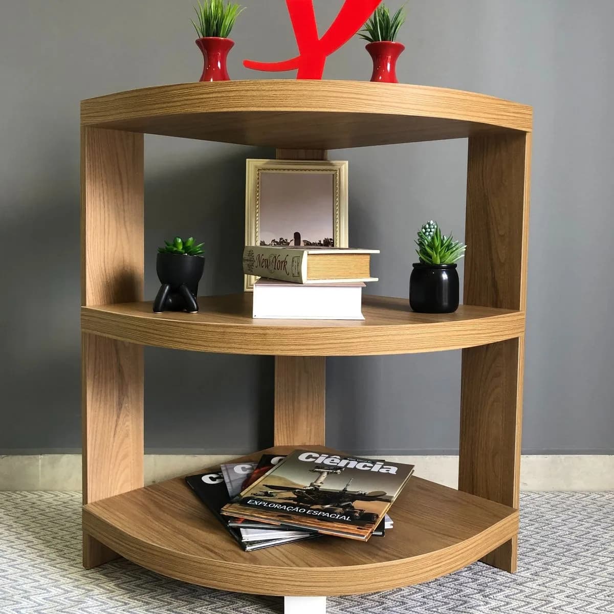 Estante Wind - Olmo - Móveis Curitiba | Moveirama