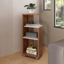 Mesa de Apoio Bis na cor Cinamomo C / Off White