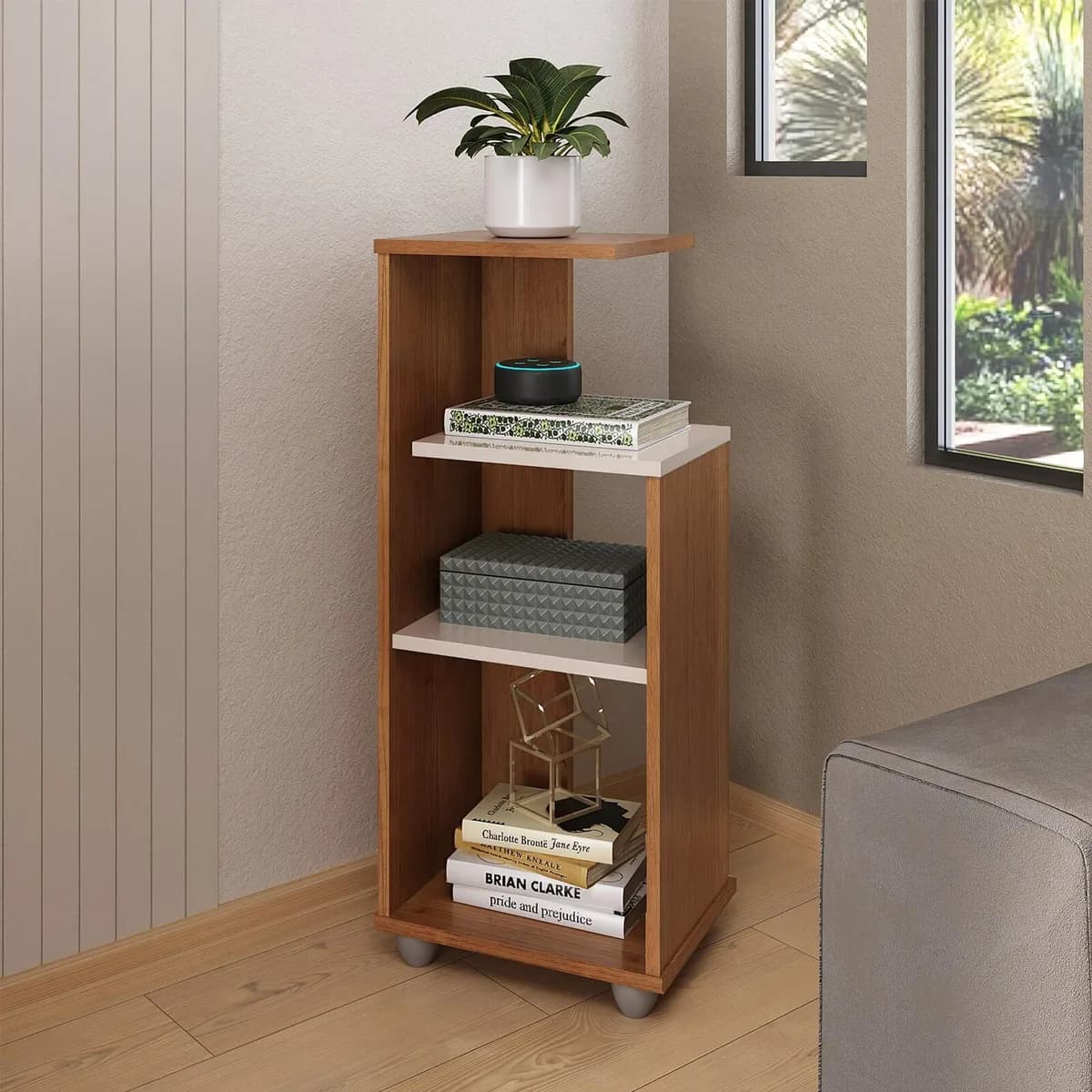 Mesa de Apoio Bis - Cinamomo C / Off White - Móveis Curitiba | Moveirama