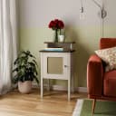 Mesa de Apoio Charlotte na cor Pinho C / Off White