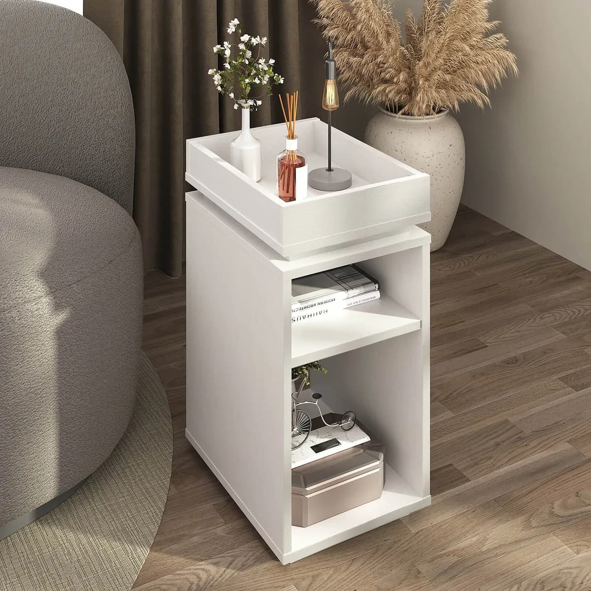 Mesa de Apoio Olivia - Branco - Móveis Curitiba | Moveirama