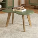 Mesa de Centro Organica na cor Menta