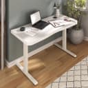 Mesa com Regulagem de Altura Premium na cor Branco