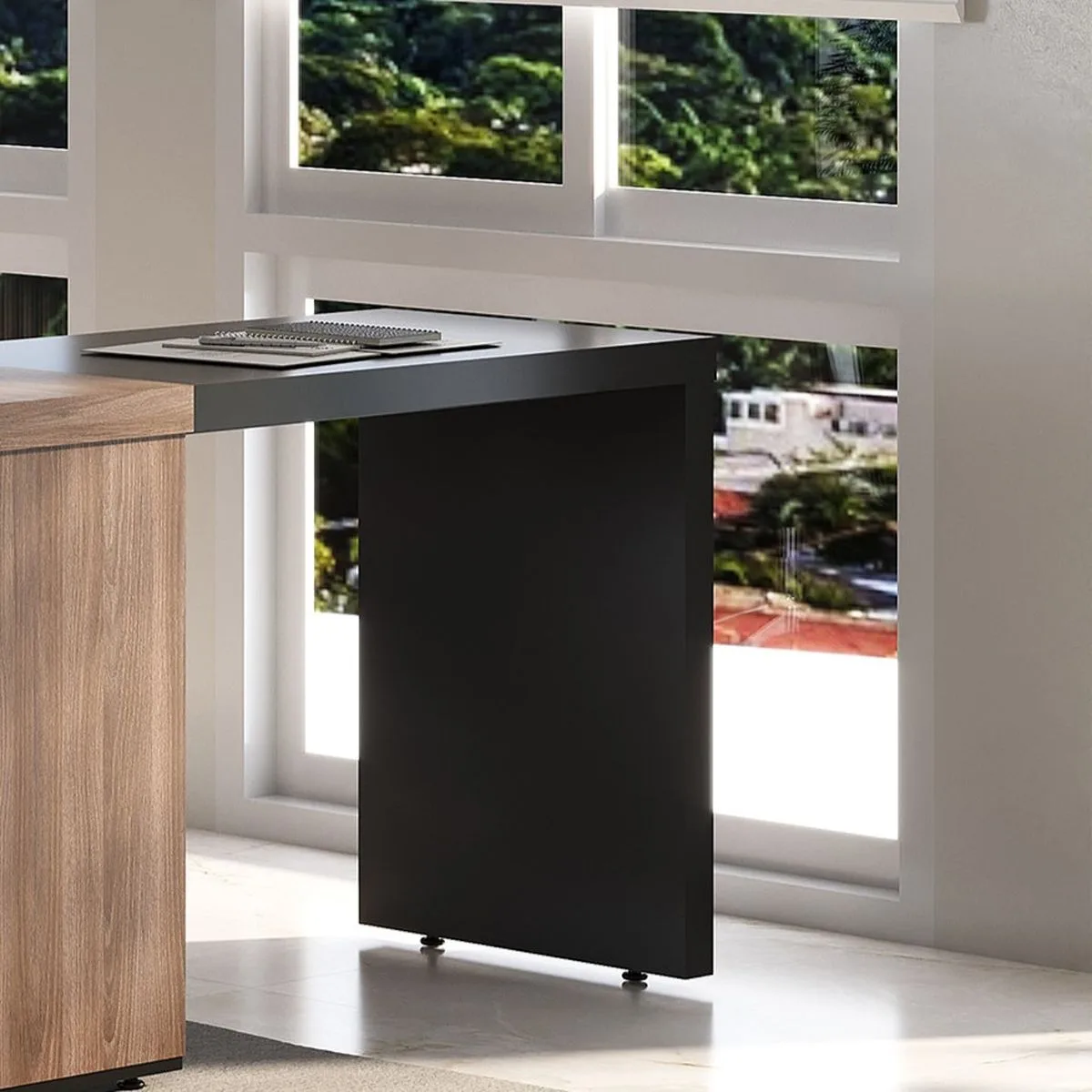 Mesa de Apoio Tamburato 890 - Preto - Móveis Curitiba | Moveirama