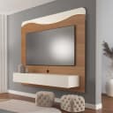 Painel Lumiere na cor Cinamomo C / Off White