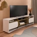 Rack Elegance na cor Off White C / Pinho