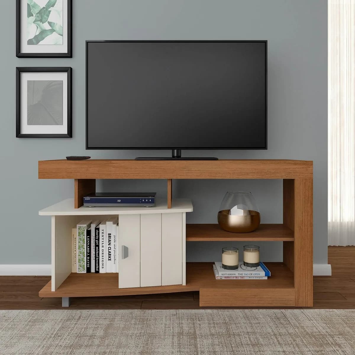 Rack Royal - Cinamomo C / Off White - Móveis Curitiba | Moveirama