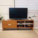 Rack Verona na cor Cedro C / Off White