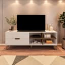 Rack Verona na cor Off White C / Pinho